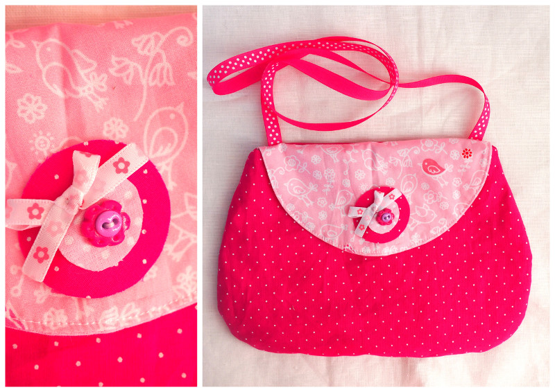 Des cadeaux fait maison #2 : un petit sac de fille Couture pour enfant,  Tutos / DIY - Isastuce